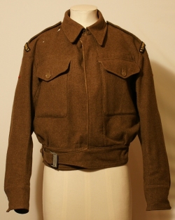 Battledress blouse worn at Monte Casino
