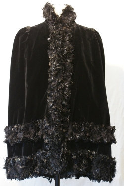 Victorian Silk Velvet Cape